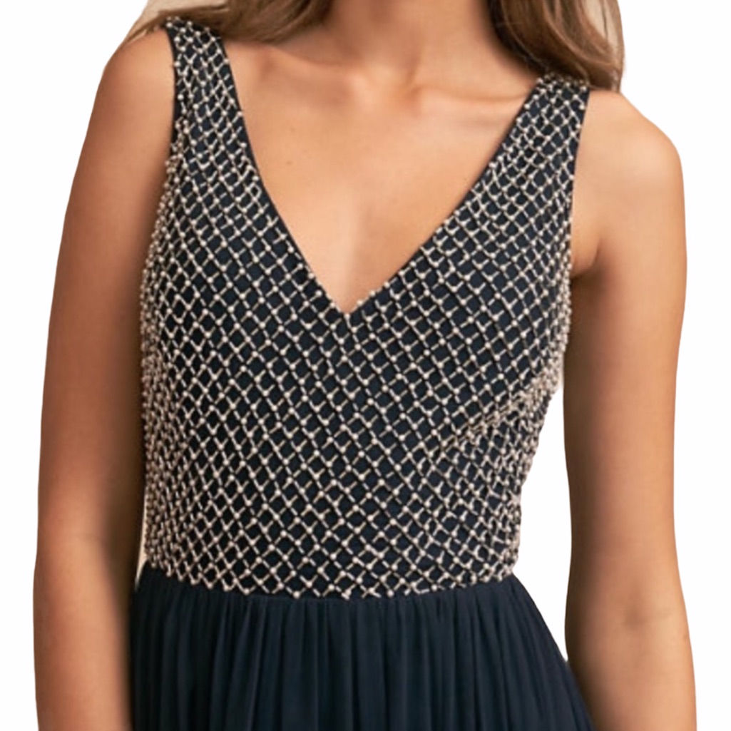 Bhldn Adrianna Papell Bryce Dress Size 4 Nwt